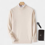 Alex - Unisex kašmírový svetr s vysokým límcem