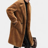 Patrik – Zimní teddy kabát s klopou