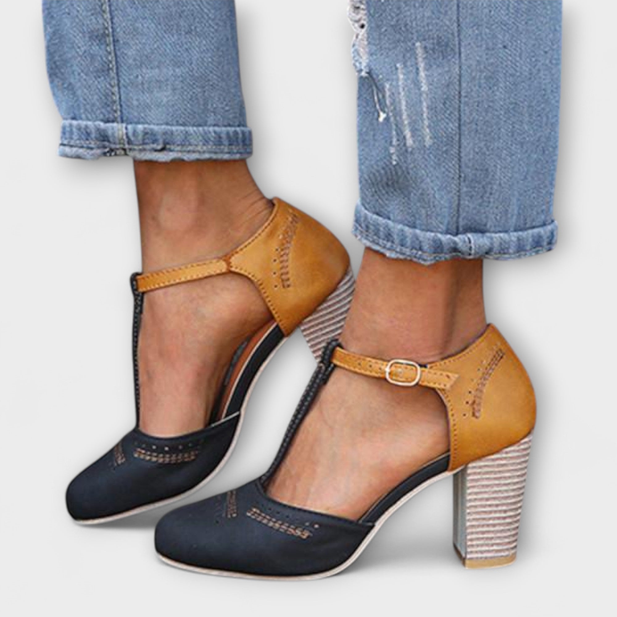 Aurora - Stylové ortopedické vysoké podpatky