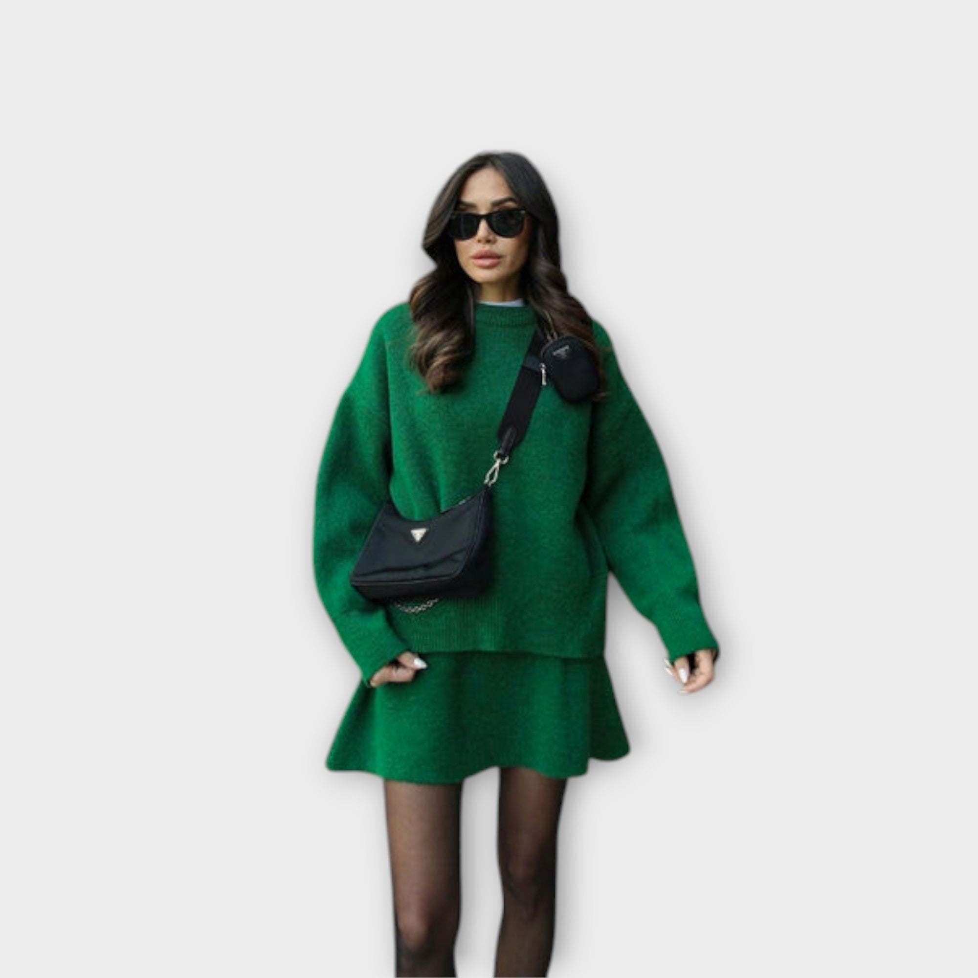 Carol – Pletený set blůzy a kalhot